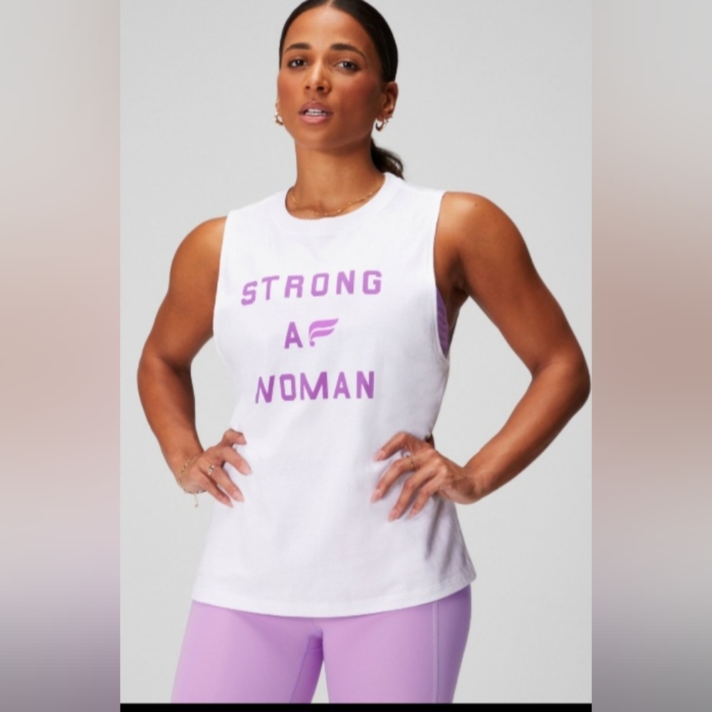 NWT Fabletics International Women's Day Muscle Tank sz XL